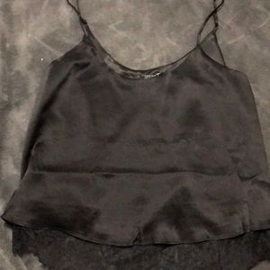 Black Silk Cami NWOT
